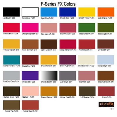 Silicone Pigments - FuseFX Coloring System